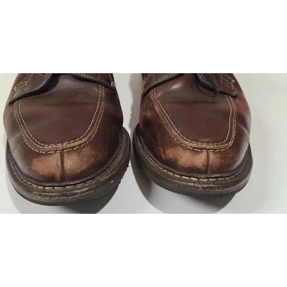 Allen Edmonds Wilbert Brown‎ Leather Split Toe Oxford Shoes Mens 11201